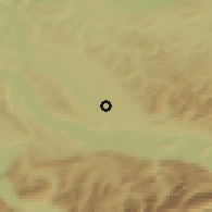Shaded relief of the 51 km around Gossau, drawn from the GMTED2010 grid