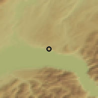 Shaded relief of the 51 km around Grandvaux, drawn from the GMTED2010 grid