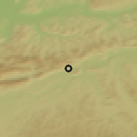 Shaded relief of the 51 km around Hägendorf, drawn from the GMTED2010 grid