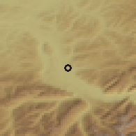 Shaded relief of the 51 km around Heimberg, drawn from the GMTED2010 grid