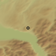 Shaded relief of the 51 km around Attalens, drawn from the GMTED2010 grid