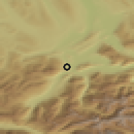 Shaded relief of the 51 km around Hergiswil, drawn from the GMTED2010 grid