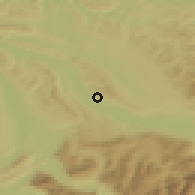 Shaded relief of the 51 km around Herrliberg, drawn from the GMTED2010 grid