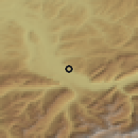 Shaded relief of the 51 km around Hilterfingen, drawn from the GMTED2010 grid