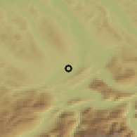 Shaded relief of the 51 km around Inwil, drawn from the GMTED2010 grid