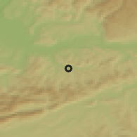 Shaded relief of the 51 km around Itingen, drawn from the GMTED2010 grid