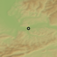 Shaded relief of the 51 km around Kaiseraugst, drawn from the GMTED2010 grid