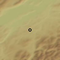Shaded relief of the 51 km around Avry, drawn from the GMTED2010 grid