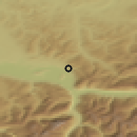 Shaded relief of the 51 km around Kaltbrunn, drawn from the GMTED2010 grid