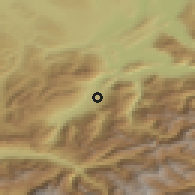 Shaded relief of the 51 km around Kerns, drawn from the GMTED2010 grid