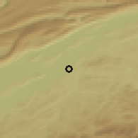 Shaded relief of the 51 km around Kerzers, drawn from the GMTED2010 grid
