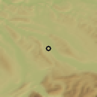 Shaded relief of the 51 km around Kilchberg, drawn from the GMTED2010 grid