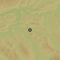 Shaded relief of the 51 km around Killwangen, drawn from the GMTED2010 grid
