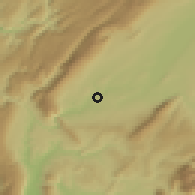 Shaded relief of the 51 km around Avully, drawn from the GMTED2010 grid