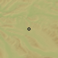 Shaded relief of the 51 km around Kloten, drawn from the GMTED2010 grid