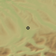 Shaded relief of the 51 km around Knonau, drawn from the GMTED2010 grid