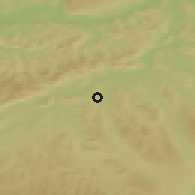 Shaded relief of the 51 km around Kölliken, drawn from the GMTED2010 grid