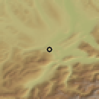 Shaded relief of the 51 km around Kriens, drawn from the GMTED2010 grid