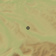 Shaded relief of the 51 km around Küsnacht, drawn from the GMTED2010 grid