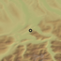 Shaded relief of the 51 km around Küssnacht, drawn from the GMTED2010 grid