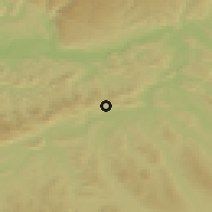 Shaded relief of the 51 km around Küttigen, drawn from the GMTED2010 grid