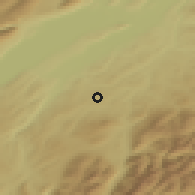 Shaded relief of the 51 km around La Brillaz, drawn from the GMTED2010 grid