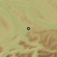 Shaded relief of the 51 km around Baar, drawn from the GMTED2010 grid