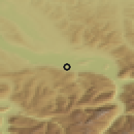 Shaded relief of the 51 km around Lachen, drawn from the GMTED2010 grid