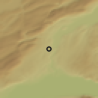Shaded relief of the 51 km around La Sarraz, drawn from the GMTED2010 grid