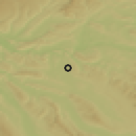 Shaded relief of the 51 km around Bachenbülach, drawn from the GMTED2010 grid