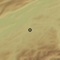 Shaded relief of the 51 km around Laupen, drawn from the GMTED2010 grid