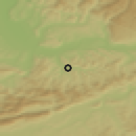 Shaded relief of the 51 km around Lausen, drawn from the GMTED2010 grid