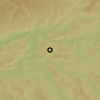 Shaded relief of the 51 km around Lengnau, drawn from the GMTED2010 grid