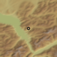 Shaded relief of the 51 km around Leysin, drawn from the GMTED2010 grid