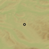 Shaded relief of the 51 km around Lindau, drawn from the GMTED2010 grid