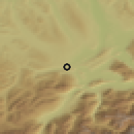 Shaded relief of the 51 km around Littau, drawn from the GMTED2010 grid
