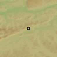 Shaded relief of the 51 km around Lostorf, drawn from the GMTED2010 grid