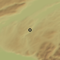 Shaded relief of the 51 km around Lucens, drawn from the GMTED2010 grid