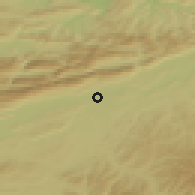 Shaded relief of the 51 km around Luterbach, drawn from the GMTED2010 grid