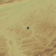 Shaded relief of the 51 km around Lützelflüh, drawn from the GMTED2010 grid