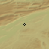 Shaded relief of the 51 km around Lyss, drawn from the GMTED2010 grid
