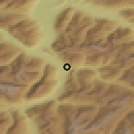 Shaded relief of the 51 km around Malans, drawn from the GMTED2010 grid