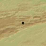 Shaded relief of the 51 km around Malleray, drawn from the GMTED2010 grid