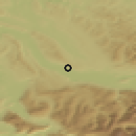 Shaded relief of the 51 km around Männedorf, drawn from the GMTED2010 grid