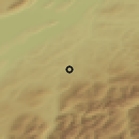 Shaded relief of the 51 km around Marly, drawn from the GMTED2010 grid