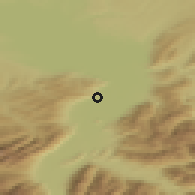Shaded relief of the 51 km around Balgach, drawn from the GMTED2010 grid