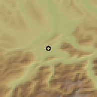 Shaded relief of the 51 km around Meggen, drawn from the GMTED2010 grid