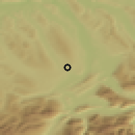 Shaded relief of the 51 km around Ballwil, drawn from the GMTED2010 grid