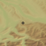 Shaded relief of the 51 km around Menzingen, drawn from the GMTED2010 grid