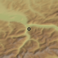 Shaded relief of the 51 km around Mollis, drawn from the GMTED2010 grid